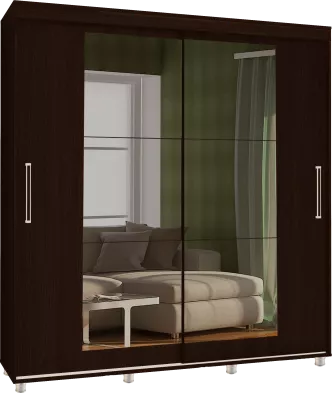 КОМФОРТ-12 ПРАЙМ 2,0м Шкаф 'Прямоугольный" Корпус - Венге КОМФОРТ-12 ПРАЙМ 2,0м Шкаф 'Прямоугольный" Корпус - Венге