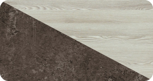 Модульная кухня Бруклин Клен скандинавский / Бетон коричневый Модульная кухня Бруклин Клен скандинавский / Бетон коричневый