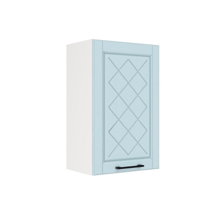 Шкаф верхний ШВ 450 Корпус: ЛДСП белый 16мм; фасад: фрезеровка Барселона, МДФ голубой тик 16мм Шкаф верхний ШВ 450 Корпус: ЛДСП белый 16мм; фасад: фрезеровка Барселона, МДФ голубой тик 16мм