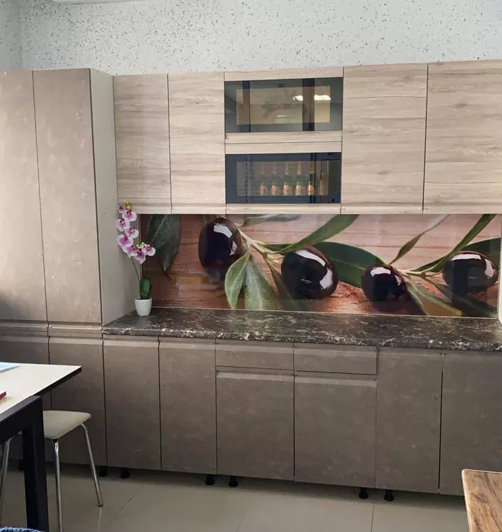 Модульная кухня Бруклин Клен скандинавский / Бетон коричневый Модульная кухня Бруклин Клен скандинавский / Бетон коричневый